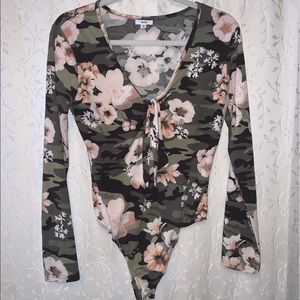 Floral bodysuit